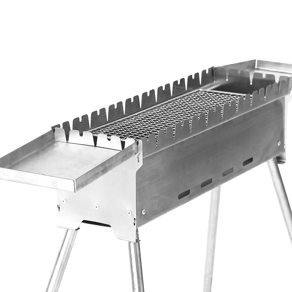 Hindi kinakalawang na Asero Parihabang Regular na Barbecue Grill