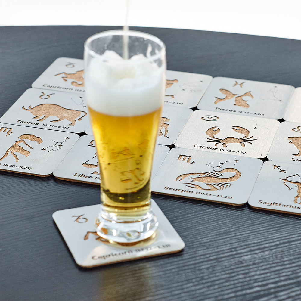 Hindi kinakalawang na asero heat-insulating coasters